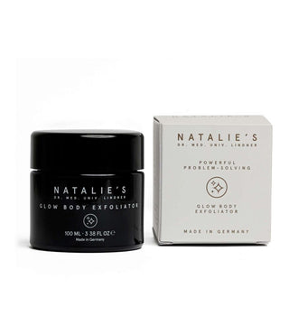 Glow Body Exfoliator with secondary packaging